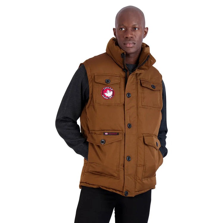 МУЖСКАЯ УТЕПЛЕННАЯ ЖИЛЕТКА CANADA WEATHER GEAR ДУБ 2XL OMCW387 11690₽