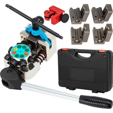 Uimoso Brake Line Flaring Tool Kit Double Flaring Tool 45° for 3/16" to 3/8"Tube