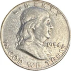 1954-D Franklin 50¢ ✔ 90% Silver ✔ Very Fine (VF) Condition ✔ @ Melt Value