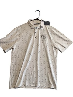 Cutter & Buck DOD Department of Defense Pentagon Golf Polo - White SZ Medium New