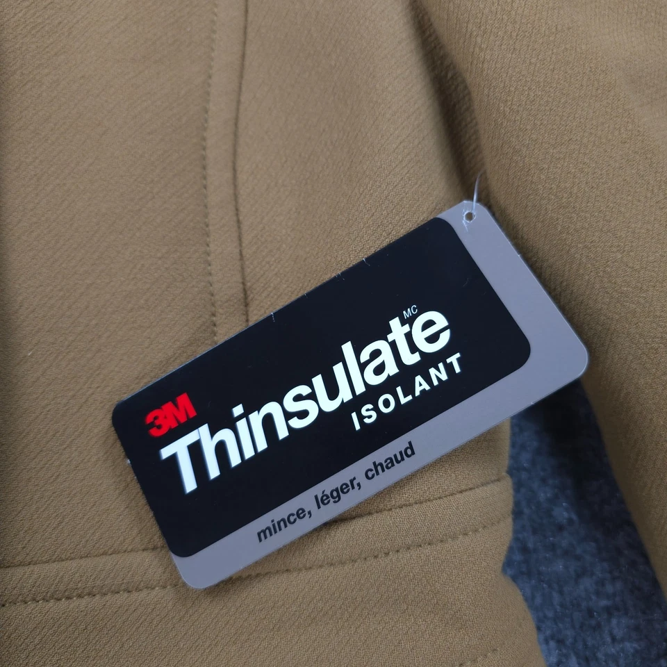 Chaqueta J Crew Mujer Talla 4 Marrón Nogal Dama Día Abrigo Italiano Doble Tela NUEVO Foto 3 de 4