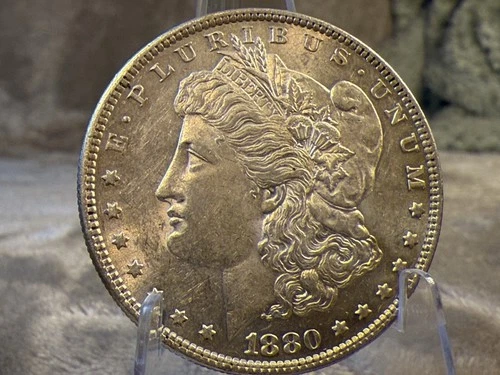 1880-O MORGAN DOLLAR CHOICE TO GEM BU MS GOOD SPECIMEN #2671