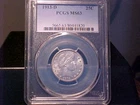 1913 D Barber 25c Silver Quarter PCGS MS 63