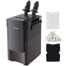 396GPH Canister Filter, 4-Stage External Aquarium Filter with Powerful Pump, Wat
