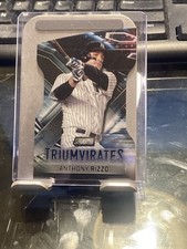 2023 Topps Stadium Club - Triumvirates Anthony Rizzo #T-4 Black /99