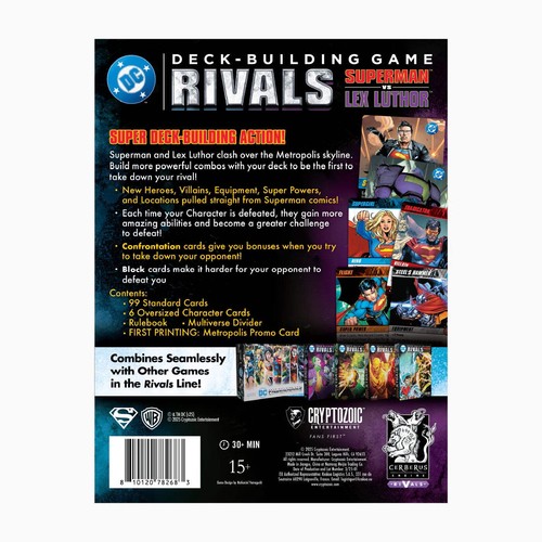 DC Deck-Building Game: Rivals - Superman vs. Lex Luthor - Foto 7 di 7