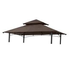  Grill Gazebo Replacement Canopy Top for Model L-GG001PST-F () Brown