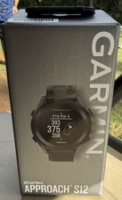 Garmin Approach S12 Golf GPS - Black Factory Sealed New In Box