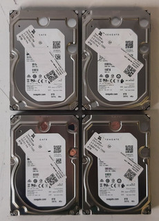 Lot of (4) Seagate ST8000NM0045 1RL112 8TB 3.5" HDD 7200RPM SATA 6Gb/s