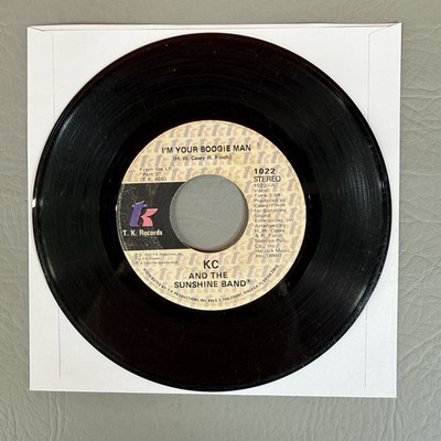 KC and the Sunshine Band - I'm Your Boogie Man 7'' 45 rpm Vinyl 1977 TKO Records