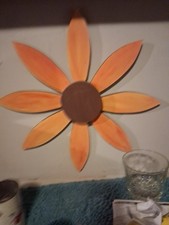 Wooden Sunflower Decor 27 Inches By 27 Inches