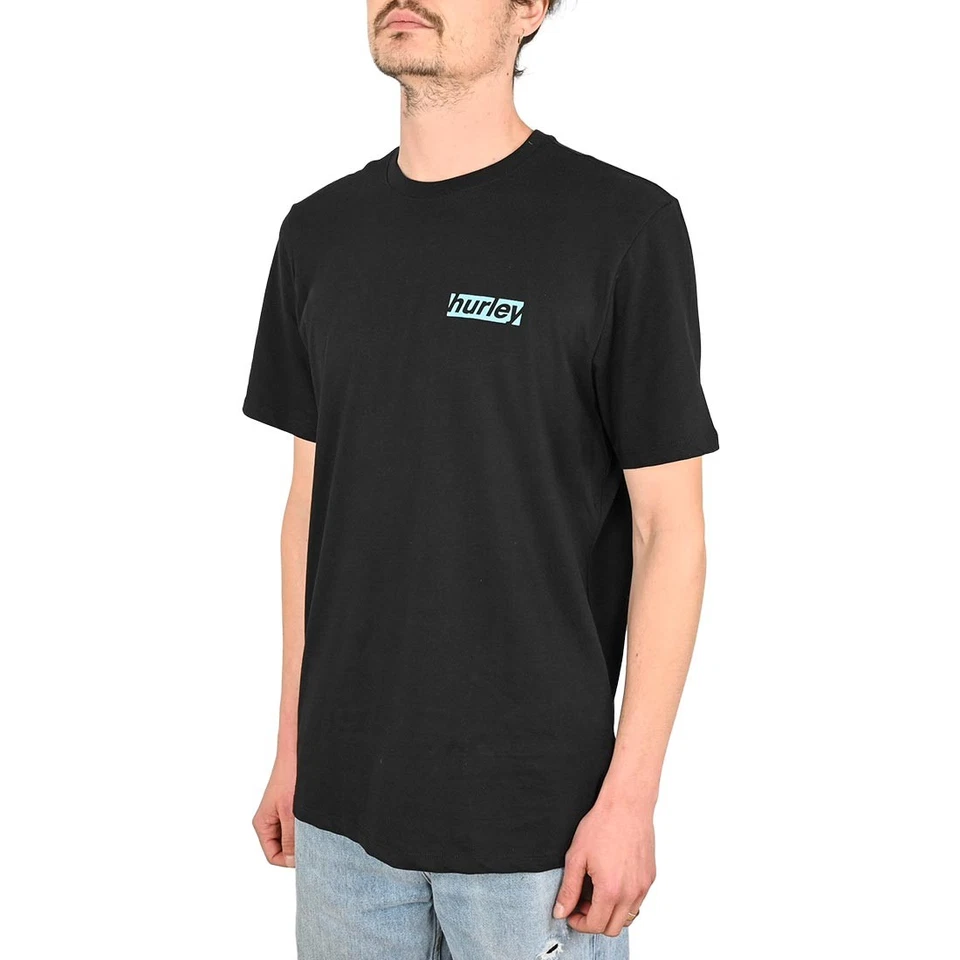 Camiseta Hurley Throwback Fill S/S - Negra - Imagen 3 de 4