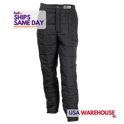 Zamp R09P0035XL, One Pant Zr-Drag Black 5X-Large Black Fire Retardant Fabric 