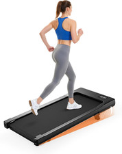 Superun Raceable 6% Incline Walking Pad with App Control, 6/12Km/H Foldable Trea