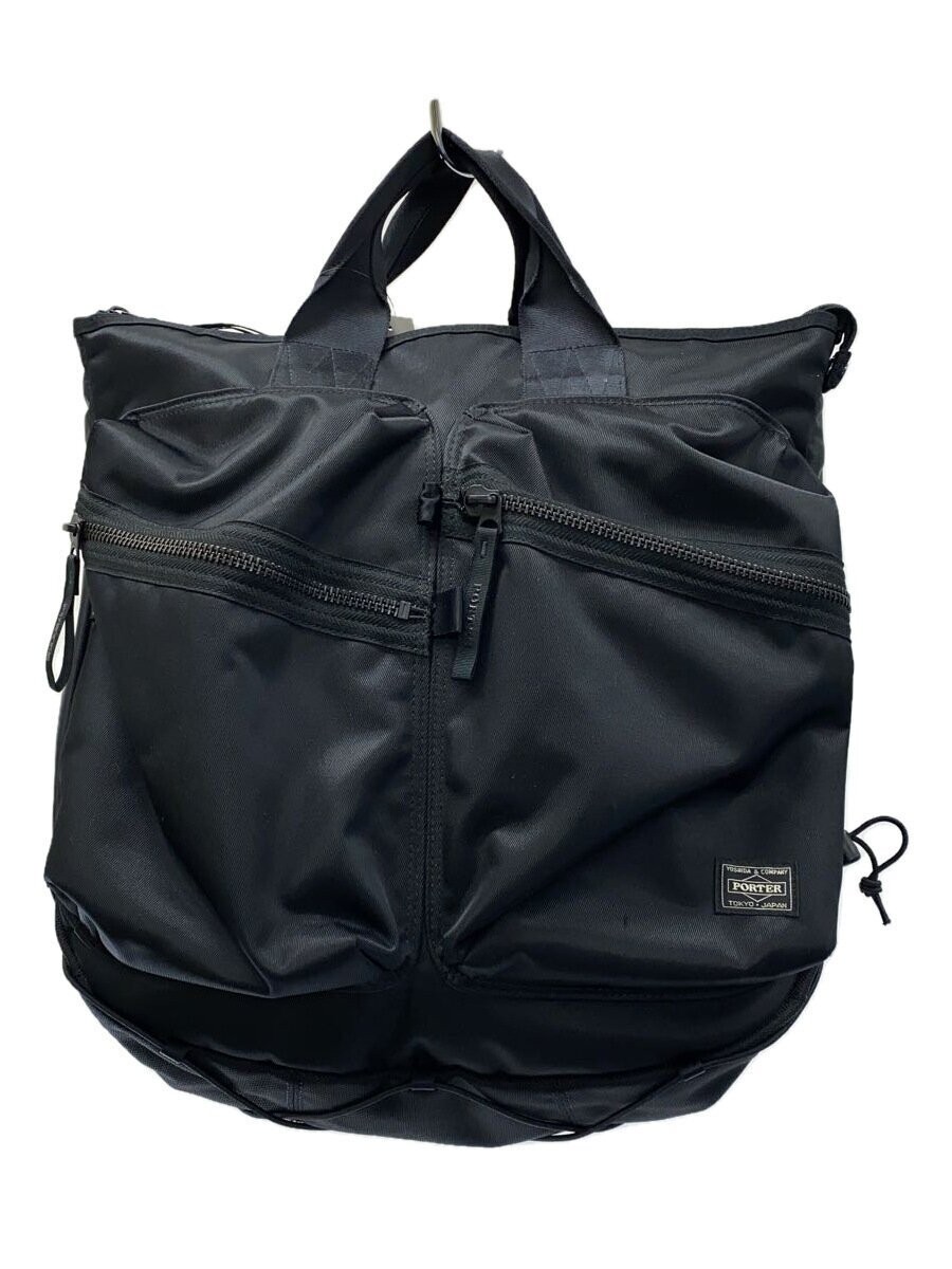 PORTER THINGS 2Way Helmet Bag Shoulder Bag Nylon Black 13x42 PORTER THINGS 2Way Helmet Bag Shoulder Bag Nylon Black 13x42