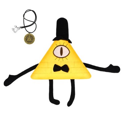 Bill Cipher Plush with Pendant, Gravity Costume Toy Merch, Gift Set for Fans,...