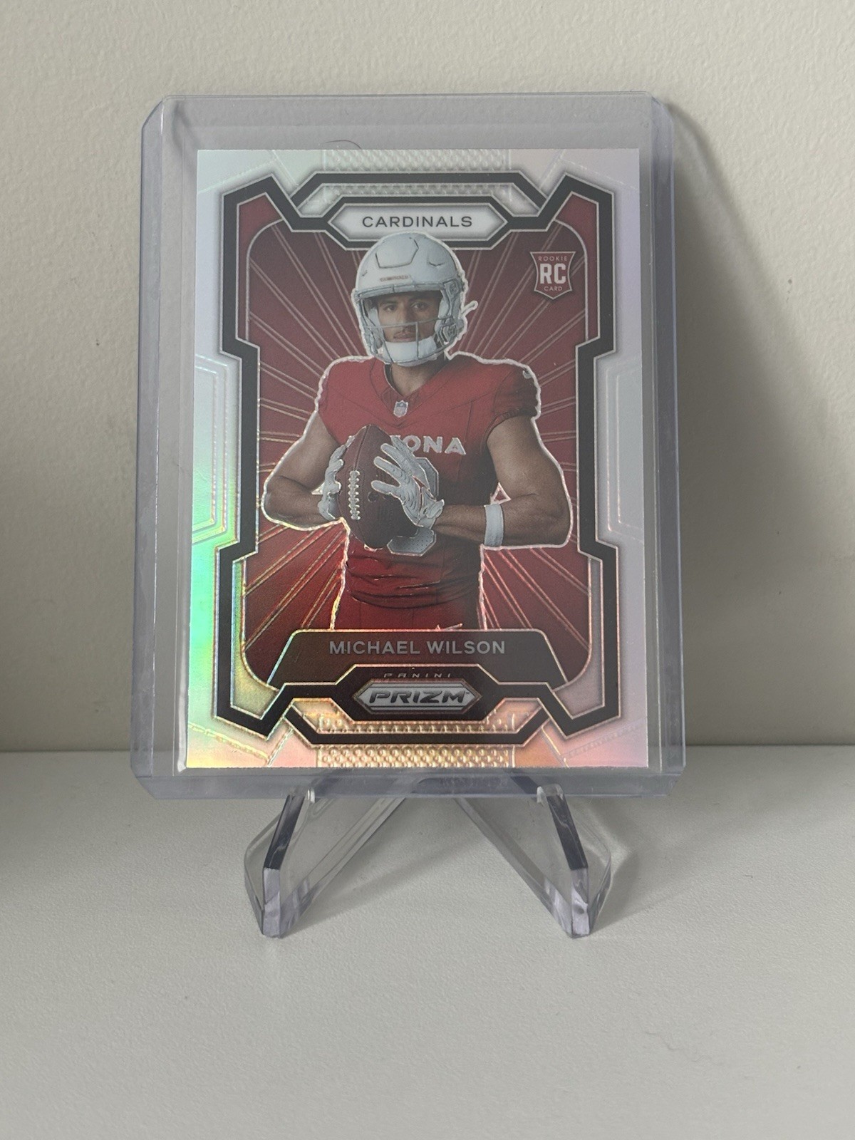 2023 Panini Prizm - Rookie Variation Michael Wilson #336 Silver Prizm (RC)
