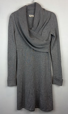 Telluride Clothing Co Sweater Dress Womens XS Gray Knit Caspsule Solid Career