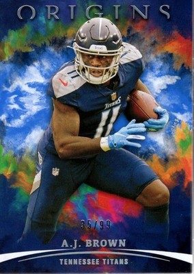 2021 Panini Origins Blue #97 A.J. Brown /99 - FB
