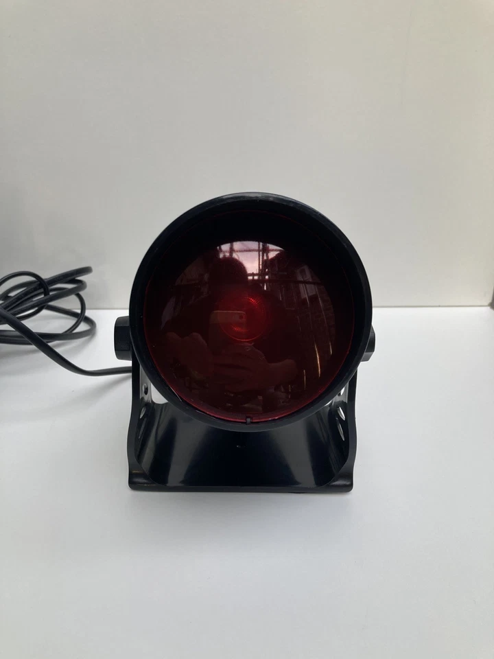 Woolworths Silver Mirrorball Rotating Mirror Ball with Red Projector 8 Inch Used - Image 4 of 4