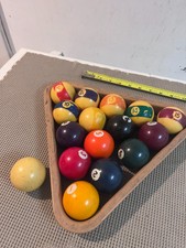 vintage pool ball set