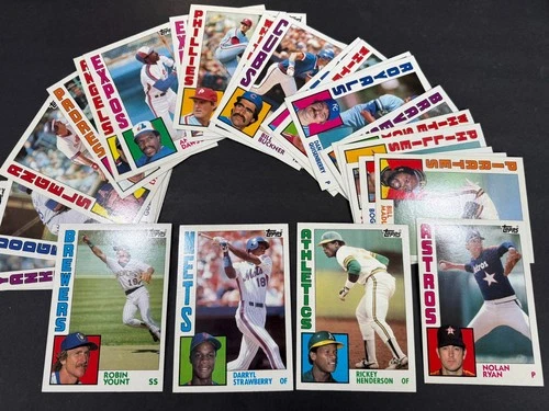 1984 Topps Super Baseball Cards 5x7 Complete Set 1-30 NrMt...Nolan Ryan