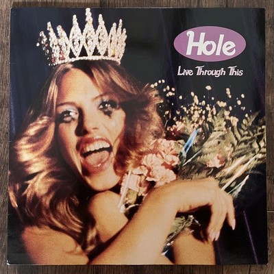 LP Hole Live Through This FIRST GERMAN PRESSING W/ BLACK HEART City Slang