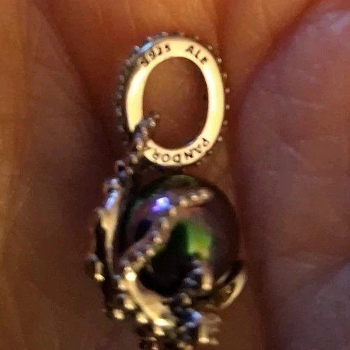 Pandora Disney la Sirenita Úrsula Cuelga Dije. Plata de ley Foto 2 de 3