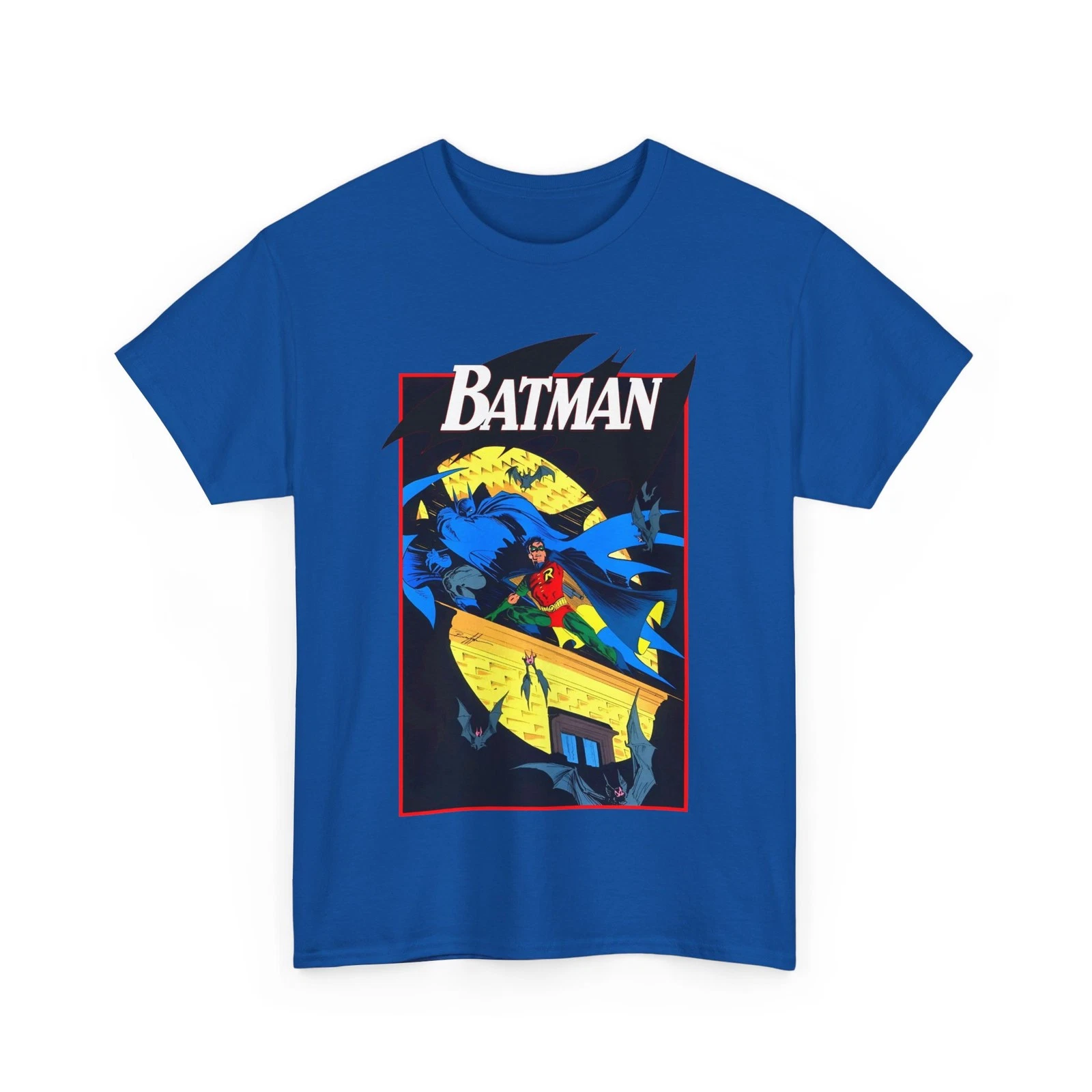 Batman & Robin T-Shirt - Norm Breyfogle Art - DC Comics - Dynamic Duo - Gotham