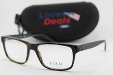 NEW POLO RALPH LAUREN PH 2181 5666 HAVANA BLACK AUTHENTIC EYEGLASSES 55-17