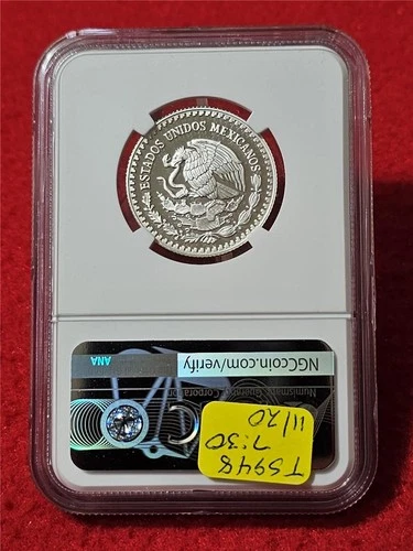 2016 Mo MEXICO  1/4 ONZA SILVER   NGC PF 69 ULTRA CAMEO                   #T5948