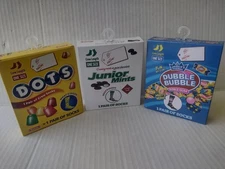 Novelty Sockopath Boxed Candy Adult Crew Socks Dots  Junior Mints Dubble Bubble