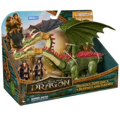 How To Train Your Dragon Hideous Zippleback Ruffnut & Tuffnut New in Box