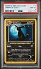 2001 POKEMON NEO DISCOVERY #13 UMBREON-HOLO PSA 8