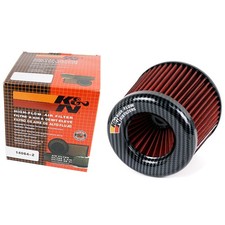 RED K&N 3inch 76mm Super Power Air Filter High Flow Performance Intake Cleaner