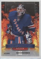 2007-08 Fleer Hot Prospects Commodities 403/999 Henrik Lundqvist #115 HOF b8c