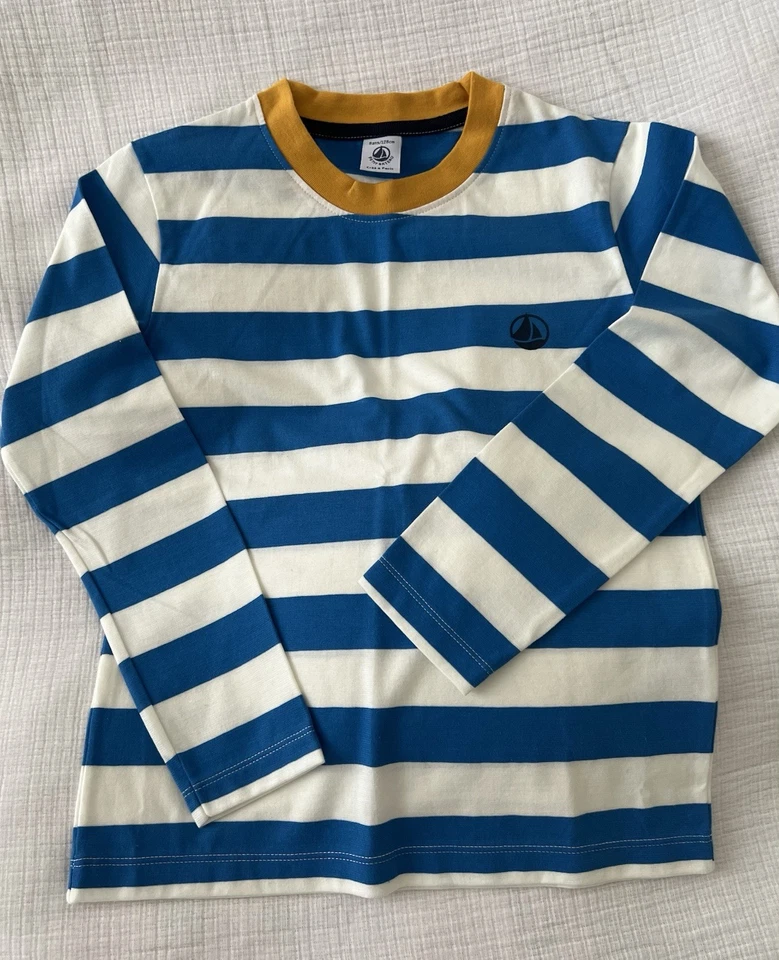 Petit Bateau 2 camisetas para niño, talla 8-10 Foto 3 de 4