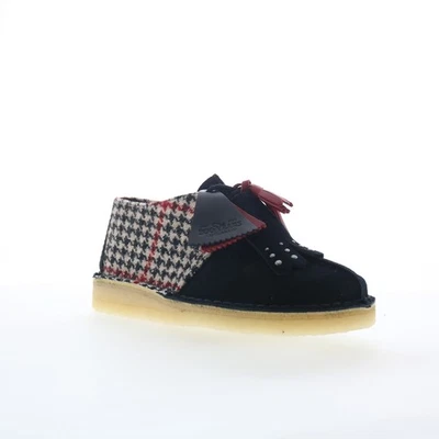 Clarks Desert Trek tap pour femmes en suede noir - Photo 1/4