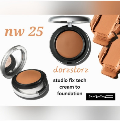 MAC Studio Fix Tech Cream-To-Powder Foundation *NW 25* / 0.35 oz / New in box