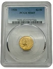 1926 Indian Head $2.50 Gold Coin, MS65 PCGS, Original Look and Appeal.