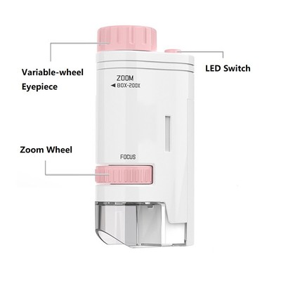 Mode Optical Microscope For Children Electronic Components Handheld Illuminated