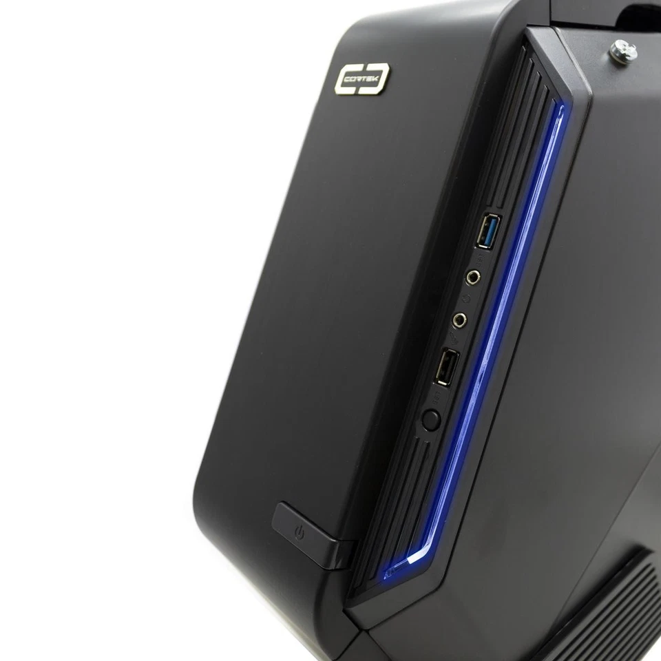 Case Cabinet Gaming Microatx Mini-Itx Hex Hexagon USB 3.0 HD Audio LED PC - Image 2 of 4