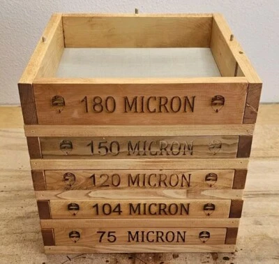 HK's MySifter 5 STACK SET-12x12-180/150/120/104/75 Micron