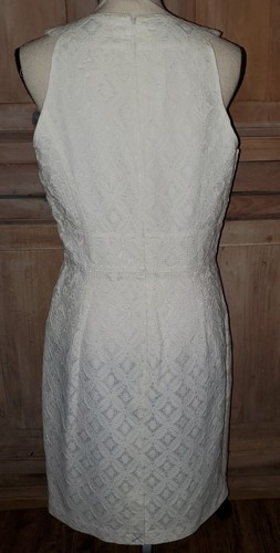 Musette Dress White Lace Sleeveless Size 10 NWT *23 - Picture 3 of 10