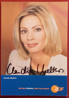 Claudia Melters WDR ZDF autograph signed 4''x6'' photo