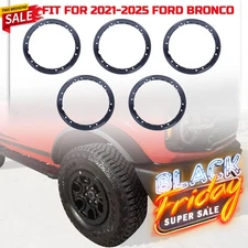 5X Bead Lock Wheel Trim Ring Kit Fit for 2021-2025 Ford Bronco Sasquatch Package