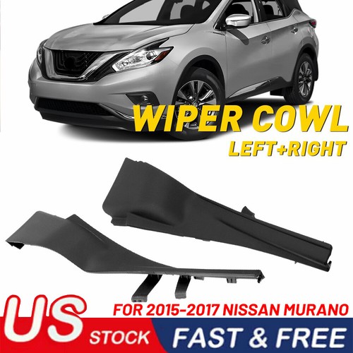 Pair Front Windshield Wiper Cowl Cover Replacement For NISSAN MURANO