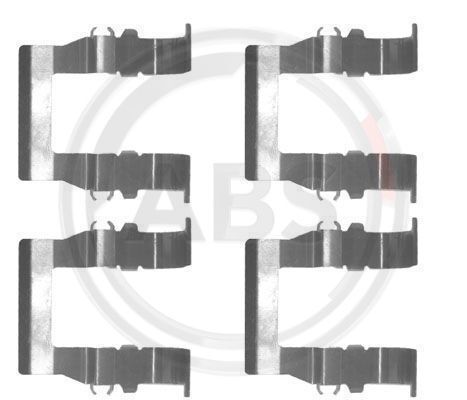 1194Q A.B.S. Accessory Kit, disc brake pad for CITROËN,MITSUBISHI,PEUGEOT