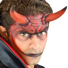Woochie Large Devil Horns Latex Appliance for SFX/Halloween