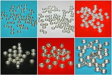 WHOLESALE LOTS 4mm, 5mm, 6mm Sterling Silver 925 Rondelle Spacer Beads